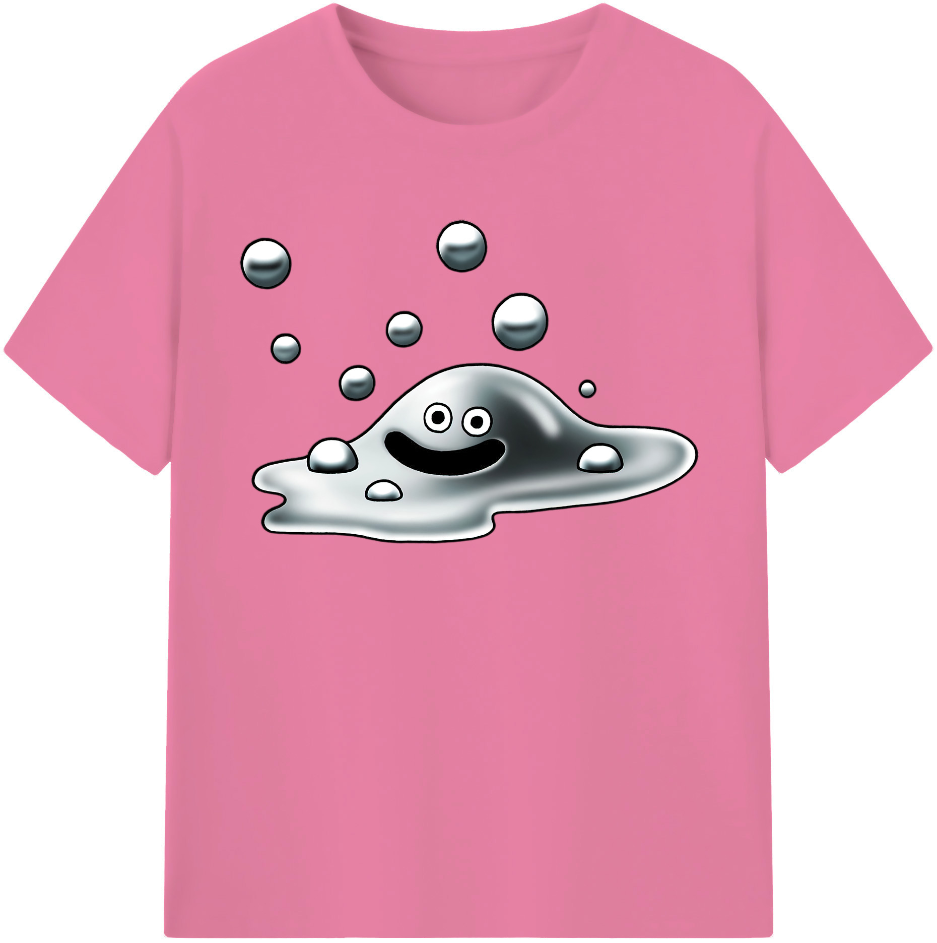 （画像用） ドラゴンクエスト Doragon Kuesuto Dragon Quest 綿100％半袖Tシャツ（フロントプリント）
